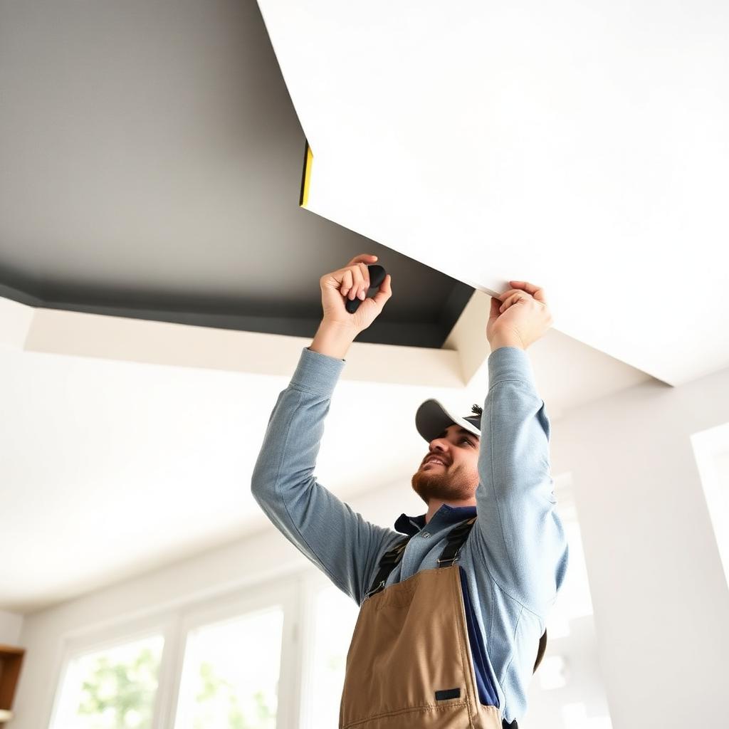 Installer at work